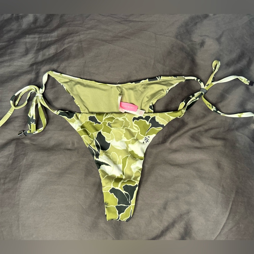 Victoria’s Secret Green Bikini Bottoms in Size Small